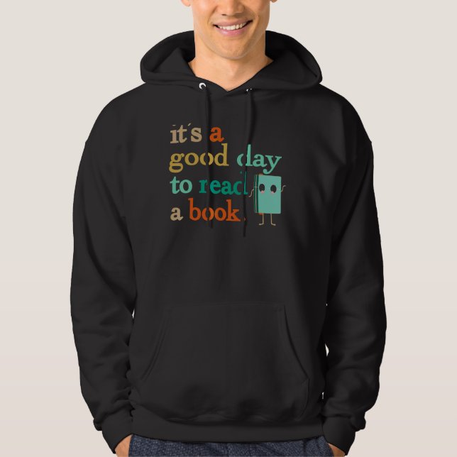 Novel Reader för litteraturdagsoffert Hoodie (Framsida)