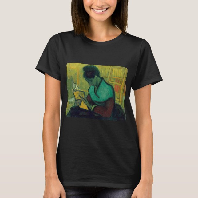 Novel Reader Vincent Van Gogh T Shirt (Framsida)