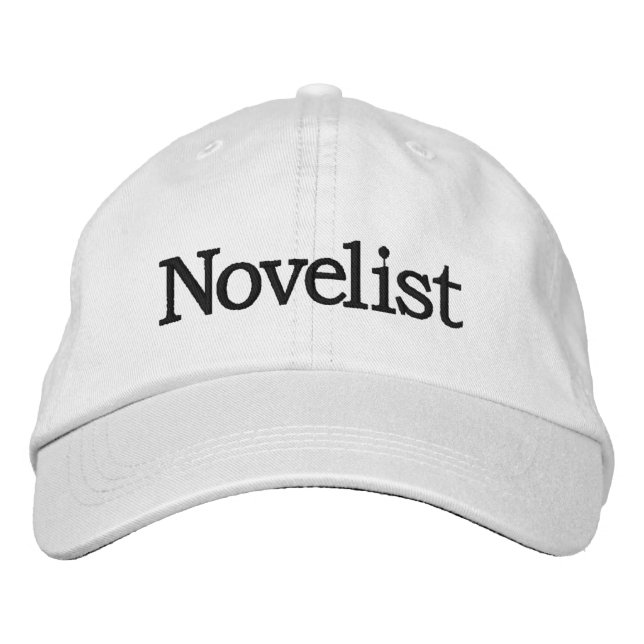 Novelist Embroiderad Hat för Novel Writer Broderad Keps (Framsida)