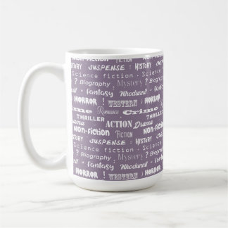 Novelistas Bok Genre Kaffemugg