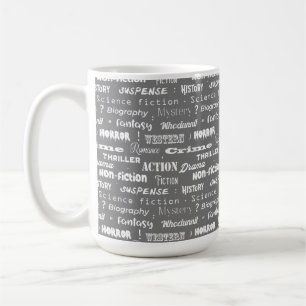 Novelistas Bok Genre Kaffemugg