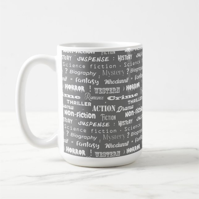 Novelistas Bok Genre Kaffemugg (Vänster)