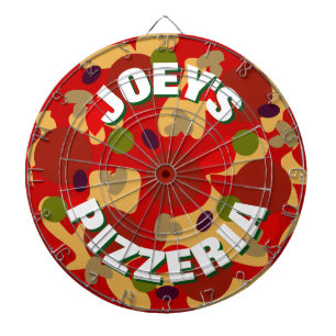 Novelty anpassningsbar pepperoni pizza dartboard d piltavla