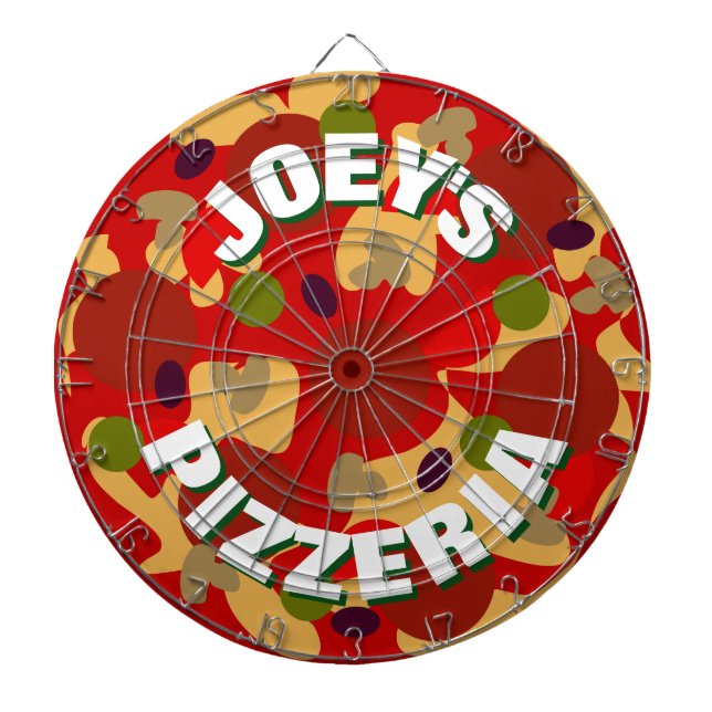 Novelty anpassningsbar pepperoni pizza dartboard d piltavla (Framsidan)