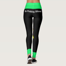 Novelty AV Julgåvoutrymme AREA 51 NO PROBING Leggings