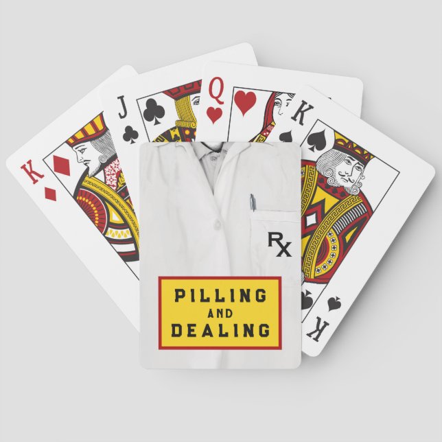 Novelty av läkemedel casinokort (Baksidan)