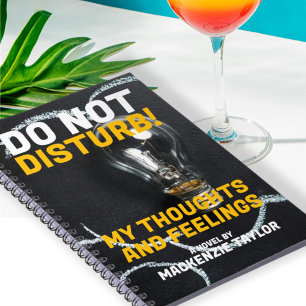 Novelty Bok täcker Personligen med egen text Anteckningsbok
