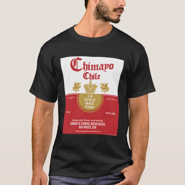 Novelty Chimayo Red Chile T Shirt (Framsida)