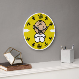 Novelty Cute Nyfödd bebis Gift Stor Klocka