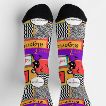 Novelty Dator-ese Crew Socks