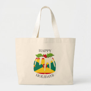 Novelty Festiv pudding GRENADA FLAGGA Jumbo Tygkasse