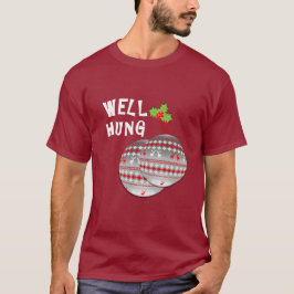 Novelty för Bollar-stift med lustig brunn T-shirt