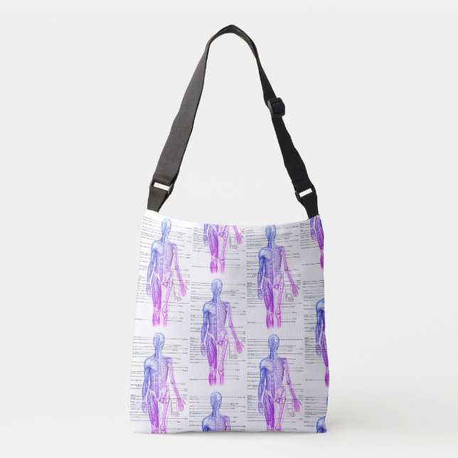 Novelty för diagram för människaanatomi medicinsk axelväska (Framsida)