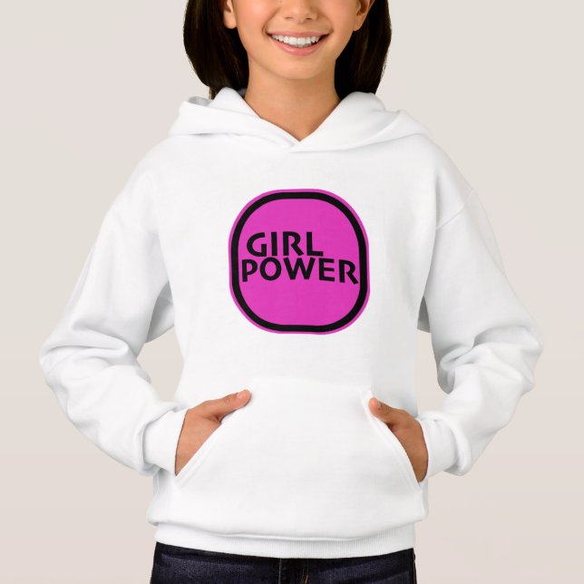Novelty för kraftutskrift för flickor t shirt (Framsida)