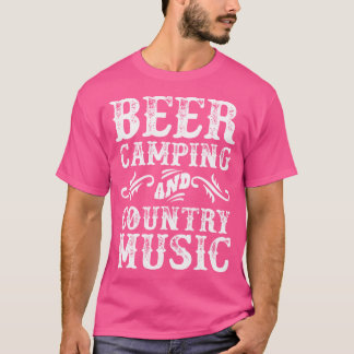 Novelty för ölkampanj och Land Music T Shirt