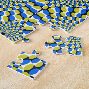 Novelty för optiska Illusionscirklar Pussel