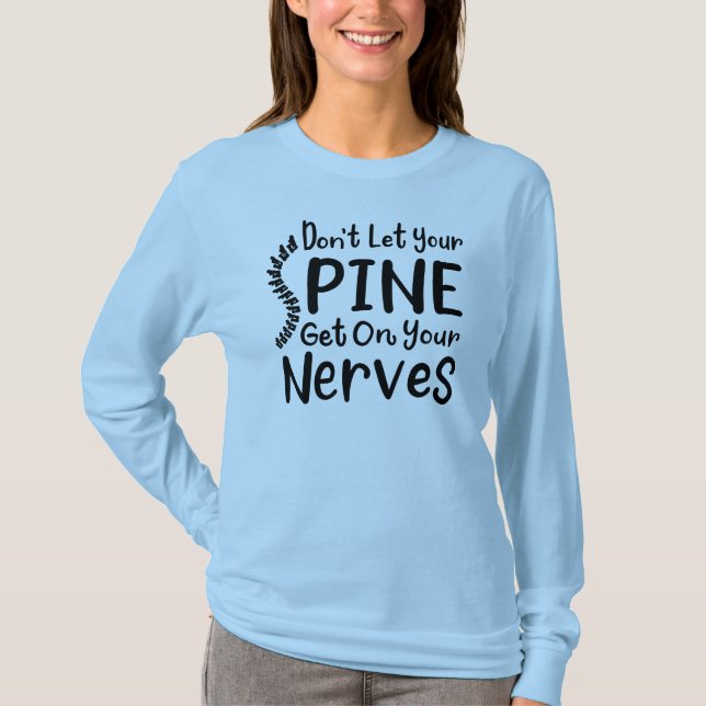 Novelty Gag- för Chiropractor Gag Coworking Keepsa T Shirt (Framsida)