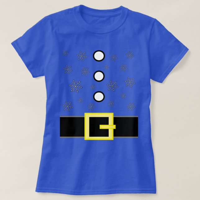 Novelty: Jul SANTA:S ELF KOSTYM COSTUME T Shirt (Design framsida)