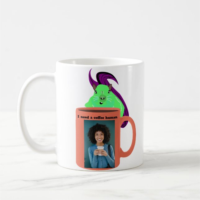 Novelty Kaffe Mugg med ekorre (Vänster)