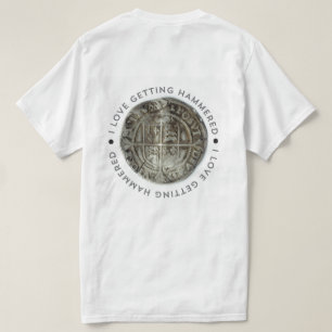 Novelty metall upptäcker t-shirt