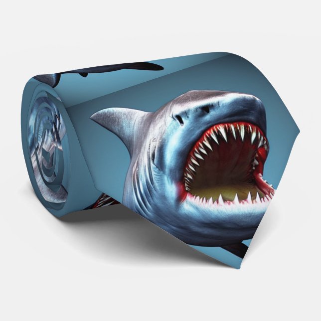 Novelty Ovanliga stora ytor som Shark Mönster Slips (Rullad)