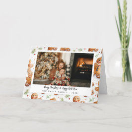 Novelty Pepparkaksgubbes Helgdag Foto Tack Kort