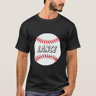 Novelty Personalized Name Lance Sports Celebration T Shirt