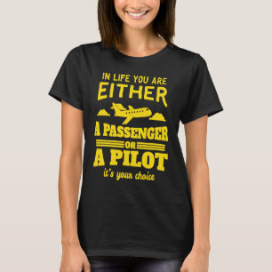 Novelty Pilot och biträdande pilot får inte vara p T Shirt