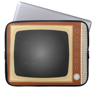 Novelty Retro Television effekt Laptop Fodral