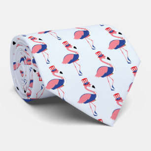 Novelty Rosa Flamingo juli 4:e Helgdag Slips
