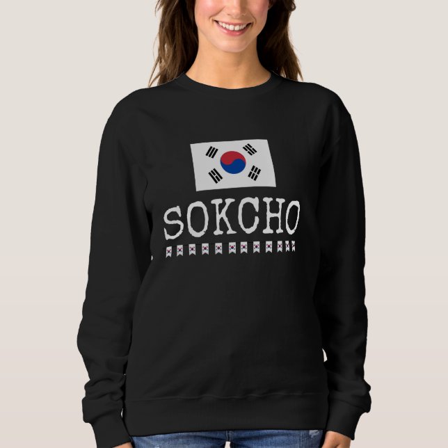 Novelty Sokcho City South Korea Travel Vacation Wo T Shirt (Framsida)