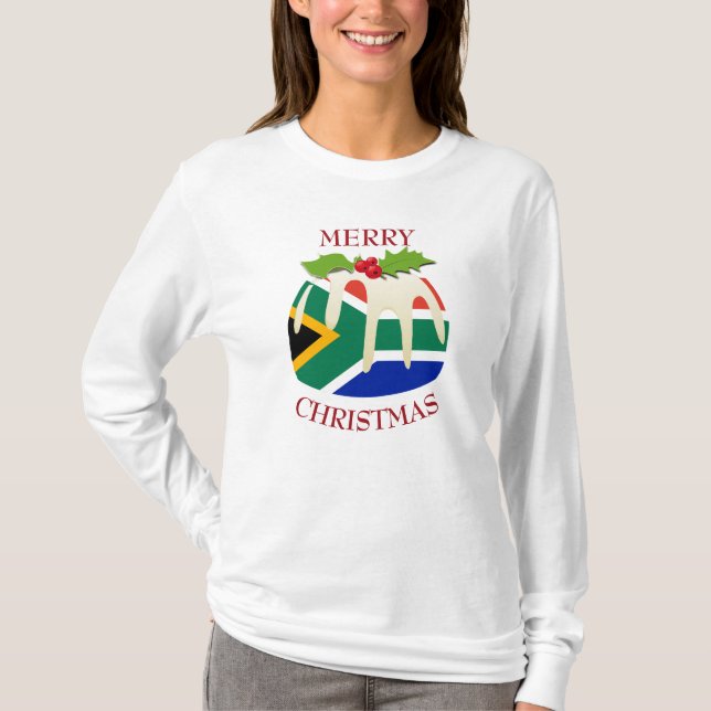 Novelty | SYDAFRIKA | Julpudding T-Shirt (Framsida)