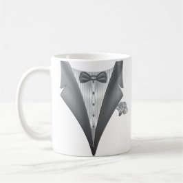 Novelty Tuxedo Tux-utskrift Kaffemugg