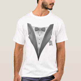 Novelty Tuxedo Tux-utskrift T Shirt