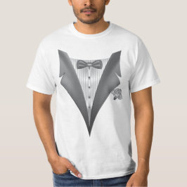 Novelty Tuxedo Tux-utskrift T Shirt