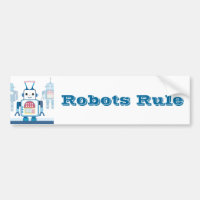Noveltyer för coola Blue Robot Gifts