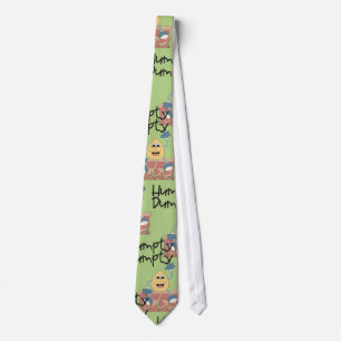 NoveltyHumpty Dumpty silkeslen manar Tie för nack Slips