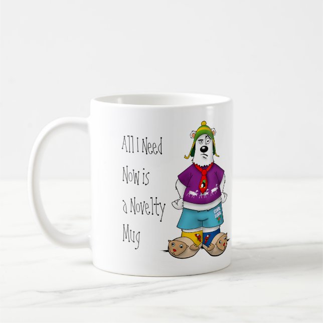 Noveltyjulbjörn Kaffemugg (Vänster)