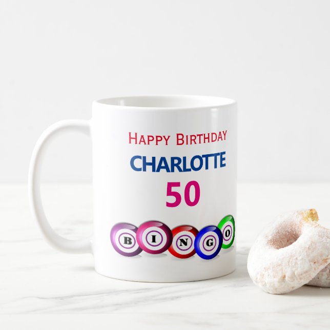 Noveltyn Bingo ThMelestone Birthday Kaffemugg (Med munk)