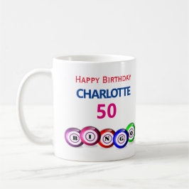 Noveltyn Bingo ThMelestone Birthday Kaffemugg