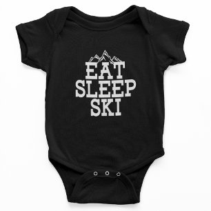 Noveltyn Eat Sföreliggande Ski Winter Sports T Shirt