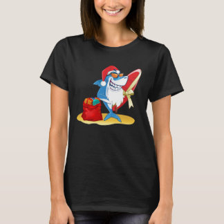 Noveltyn Julhaj Santa T Shirt
