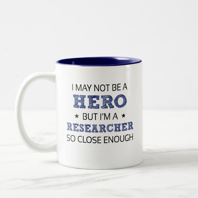 Noveltyn Researcher Humor Två-Tonad Mugg (Vänster)