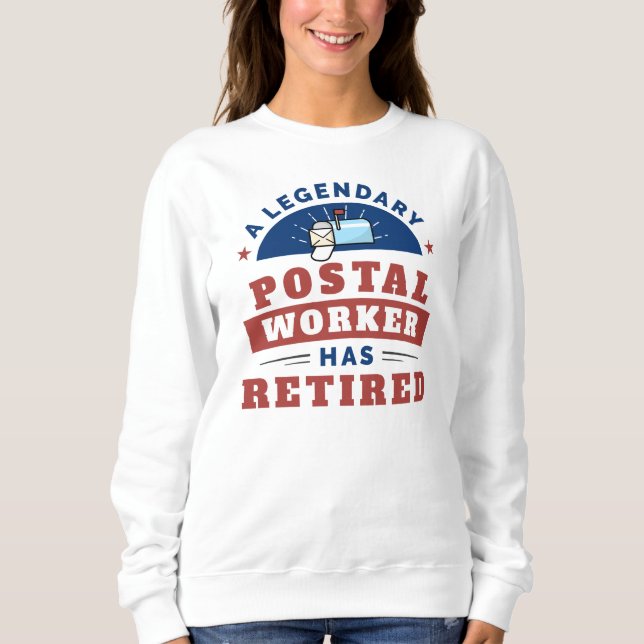 Noveltyn Retrött Postal Worker Pension T Shirt (Framsida)