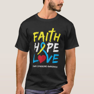 Noveltyn Småbarn Kids Boys för nedsyndrom T Shirt