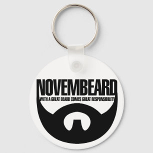 Novembeard for Beards Nyckelring