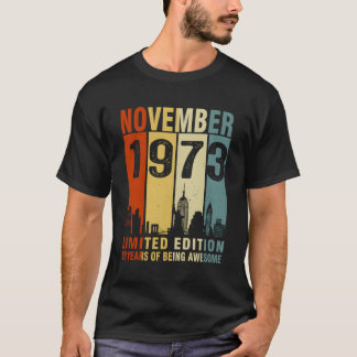 November 1973: 50 års vistelse i Fantastisk T Shirt