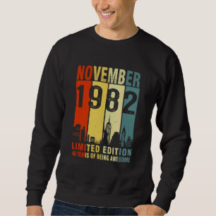 November 1982 40 år av Fantastisk Lång Ärmad Tröja