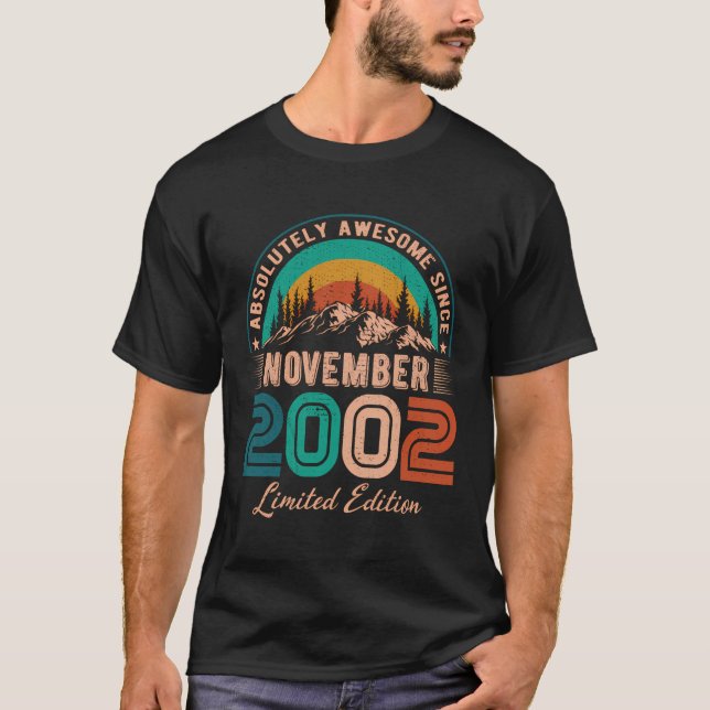 November 2002 Födelsedagen Fantastisk sedan novemb T Shirt (Framsida)