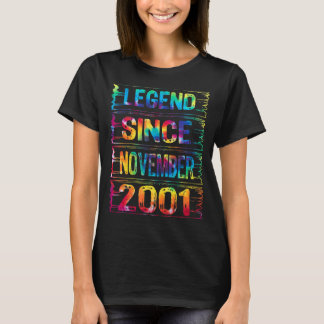 November 21 år sedan 2001 21:a födelsedagen Ti T Shirt